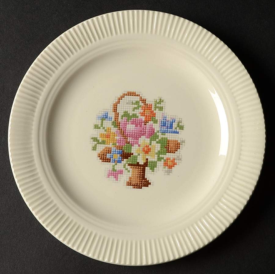 Basket Pp (No Gold) Salad Plate by Salem-1
