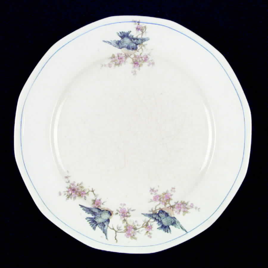 Blue Bird Salad Plate by Salem-1