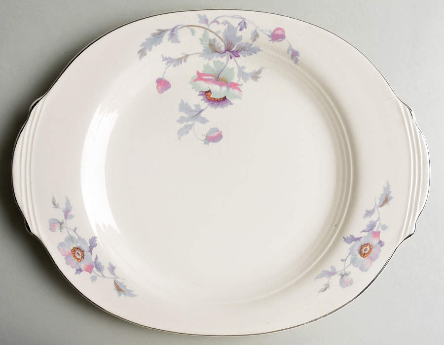 Bryn Mawr 13" Oval Serving Platter by Salem-1