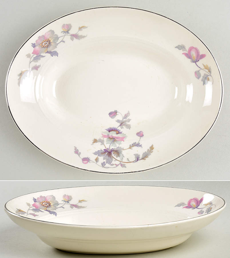 Bryn Mawr 9" Oval Vegetable Bowl by Salem-1