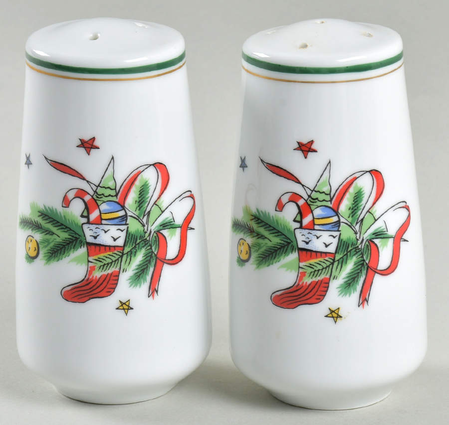 Christmas Eve (Porcelain) Salt & Pepper Set by Salem-1