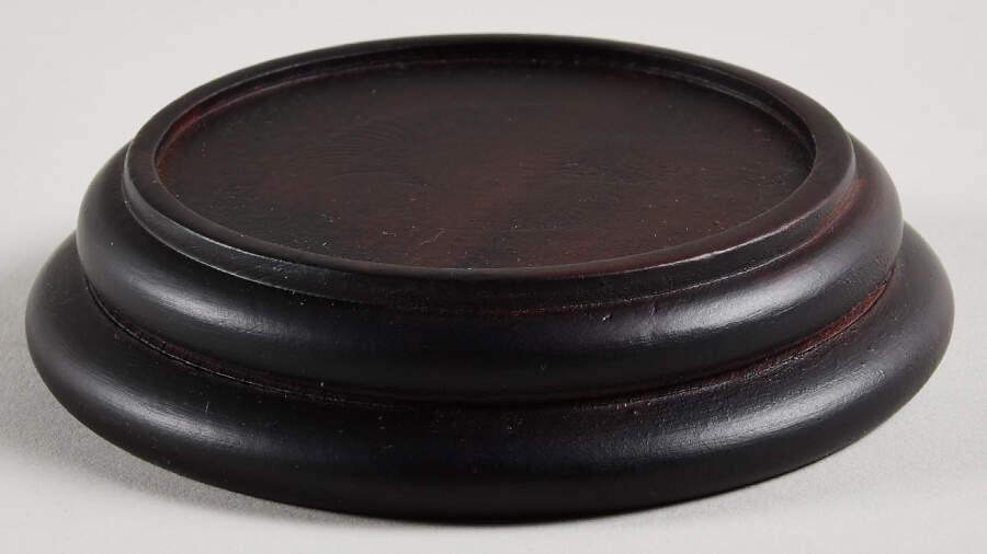 Christmas Eve (Porcelain) Wood Stand for 6" Revere Bowl by Salem-1