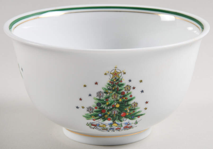 Christmas Eve (Porcelain) 6" Revere Bowl by Salem-1