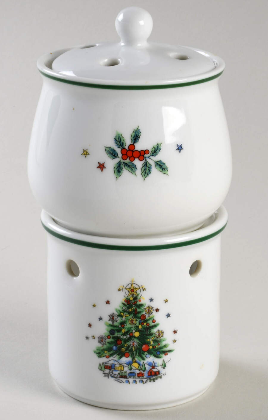 Christmas Eve (Porcelain) Potpourri & Lid with Stand by Salem-1