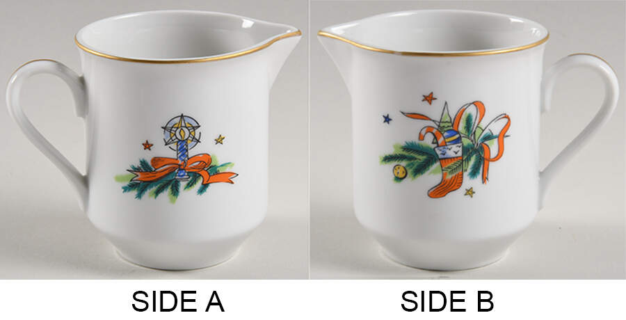 Christmas Eve (Porcelain) Creamer by Salem-1