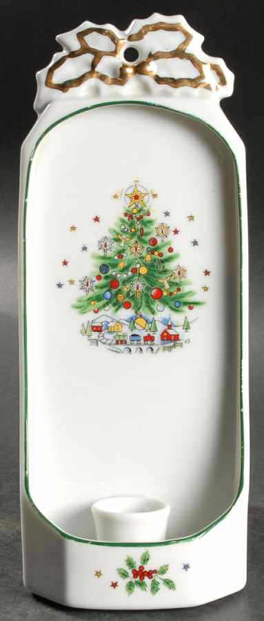 Christmas Eve (Porcelain) Single Light Wall Sconce by Salem-1
