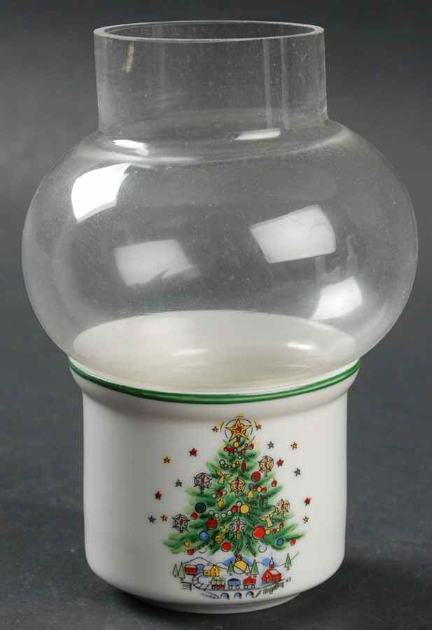 Christmas Eve (Porcelain) Candle Lamp & Shade by Salem-1