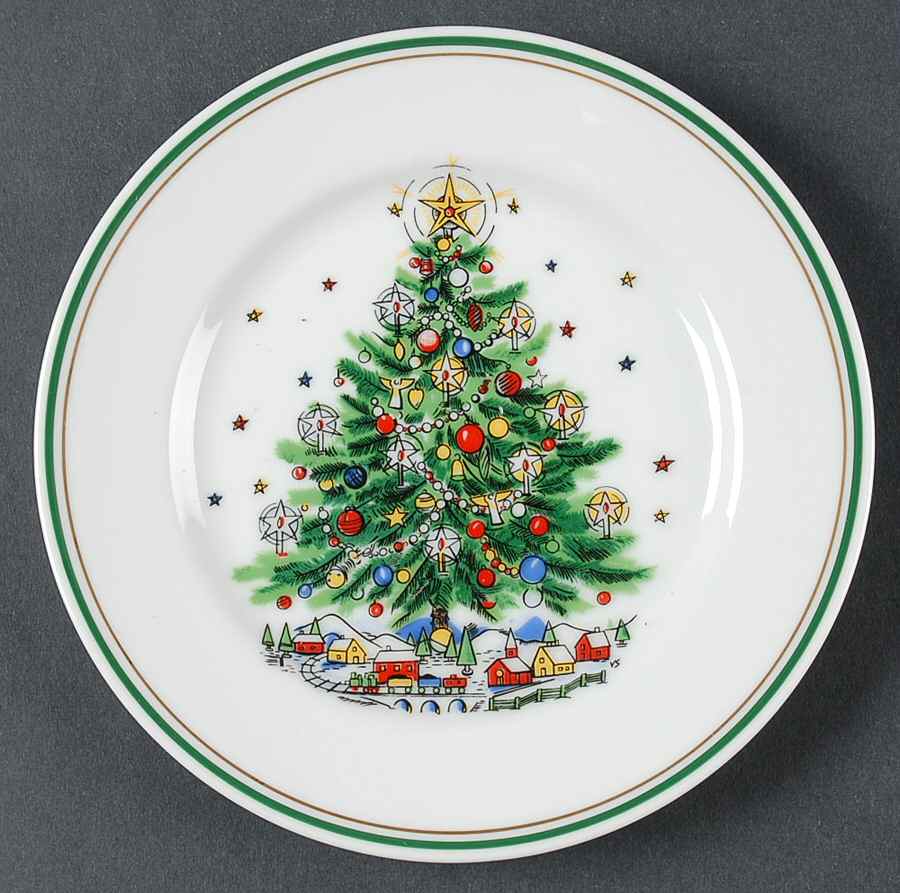 Christmas Eve (Porcelain) Bread & Butter Plate by Salem-1