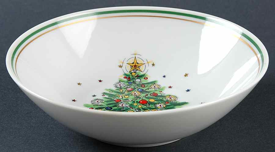 Christmas Eve (Porcelain) Coupe Cereal Bowl by Salem-1