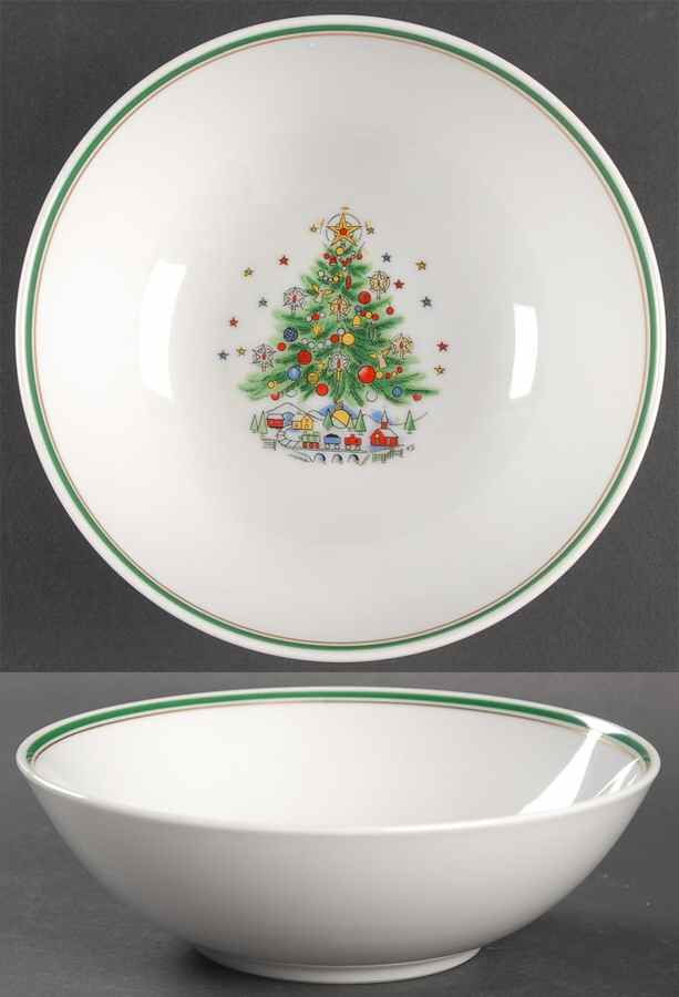 Christmas Eve (Porcelain) Coupe Cereal Bowl by Salem-1