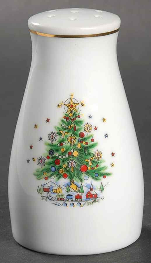 Christmas Eve (Porcelain) Pepper Shaker by Salem-1
