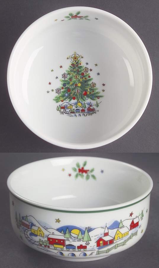 Christmas Eve (Porcelain) Child's Bowl by Salem-1