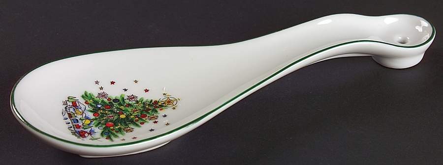 Christmas Eve (Porcelain) Spoon Stacking Spoon Holder Caddy by Salem-1