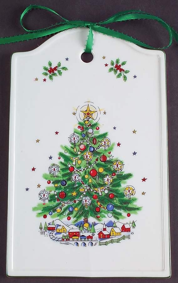Christmas Eve (Porcelain) Cheese and Cracker Board by Salem-1