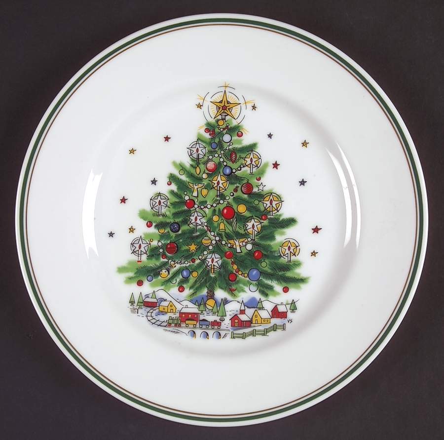 Christmas Eve (Porcelain) Salad Plate by Salem-1