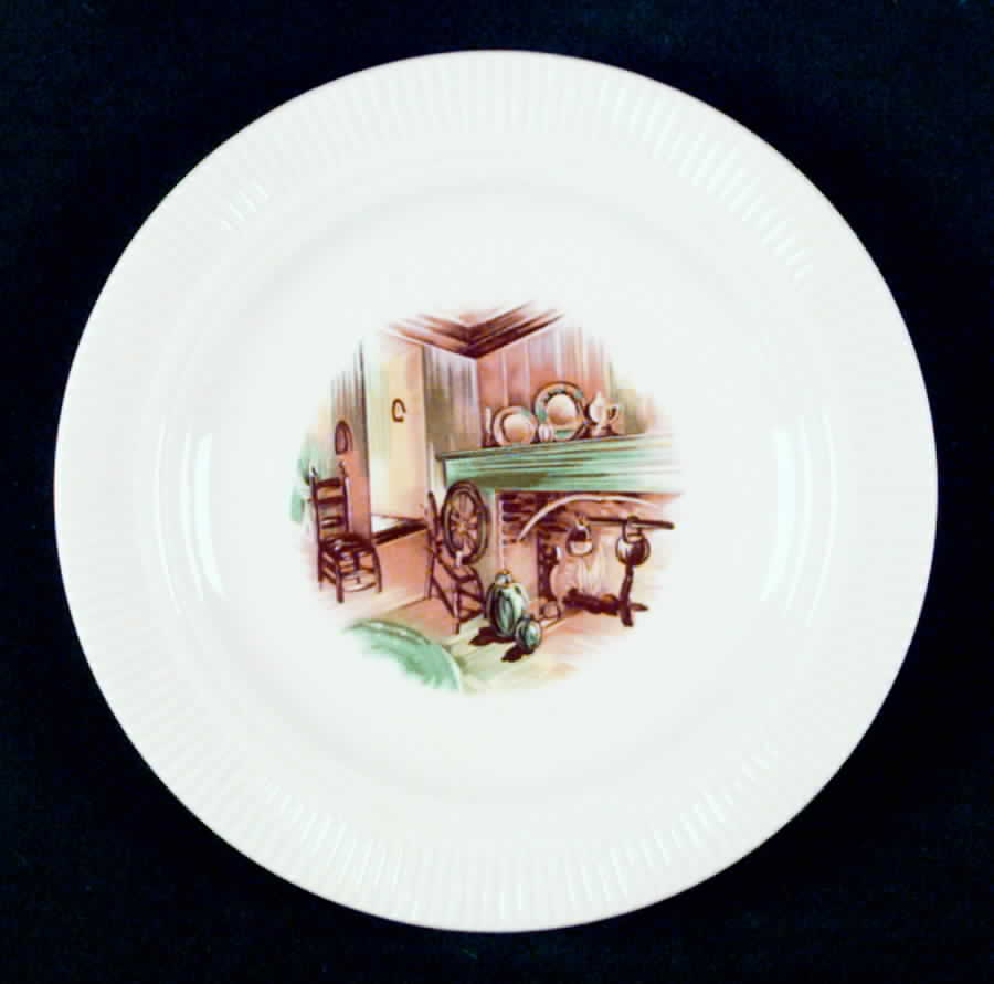 Colonial Fireside Salad Plate by Salem-1