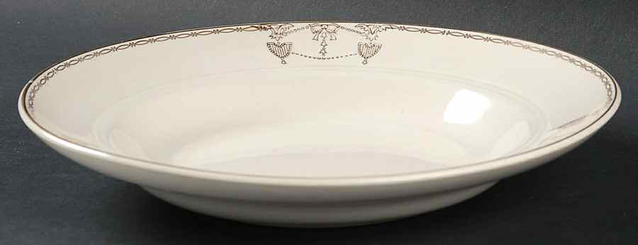 Commodore Rim Soup Bowl by Salem-1