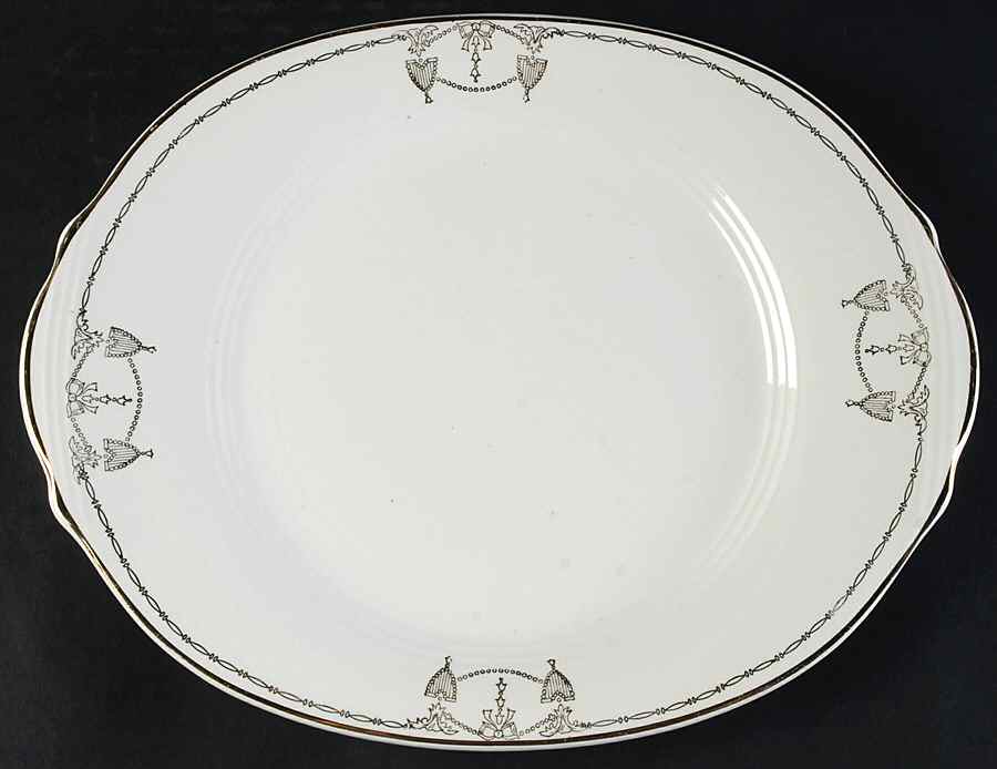 Commodore 11" Oval Serving Platter by Salem-1
