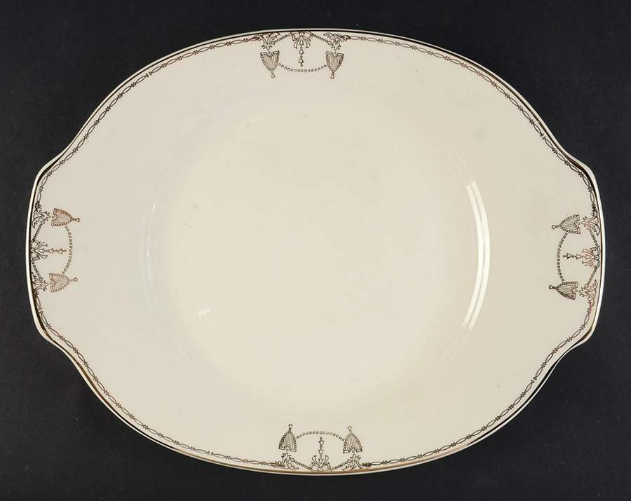 Commodore 12" Oval Serving Platter by Salem-1