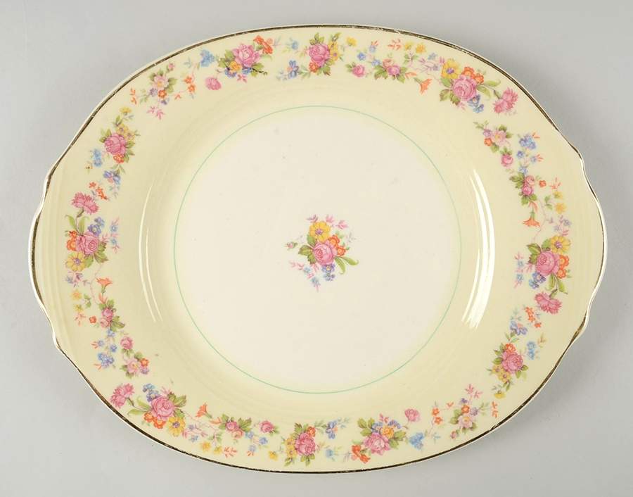 Debutante 11" Oval Serving Platter by Salem-1