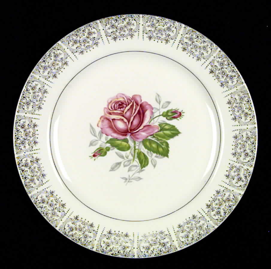 Duchess Rose Dinner Plate by Salem-1