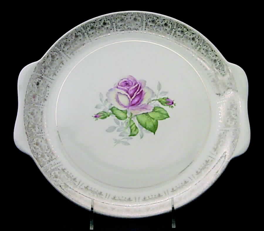 Duchess Rose Handled Cake Plate by Salem-1