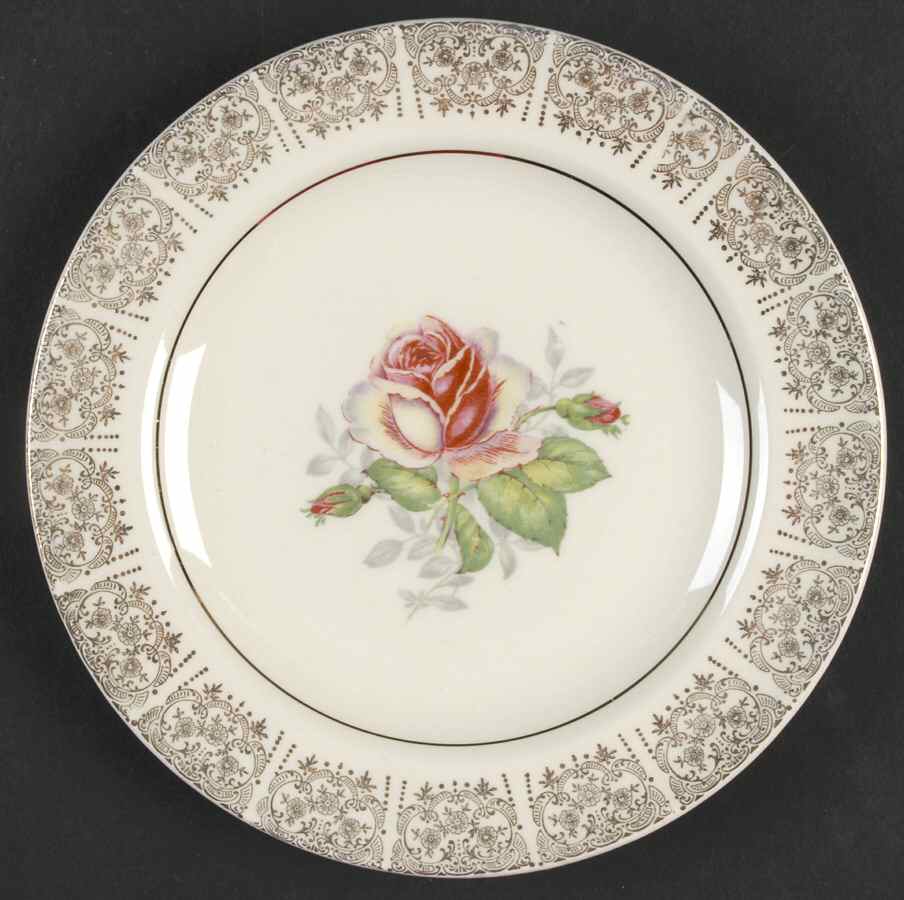 Duchess Rose Bread & Butter Plate by Salem-1