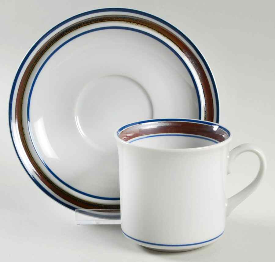 Georgetown Flat Cup & Saucer Set by Salem-1