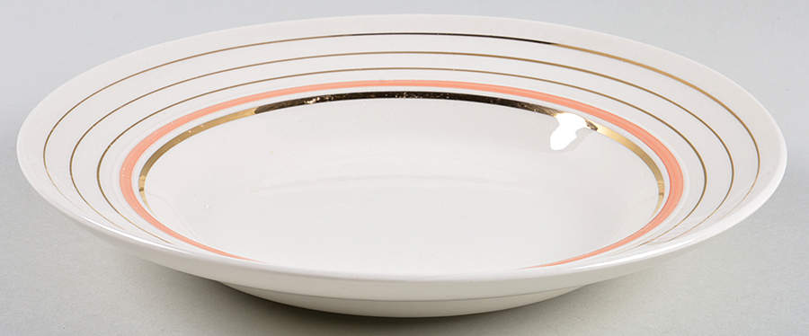 Georgian Salmon Rim Soup Bowl by Salem-1