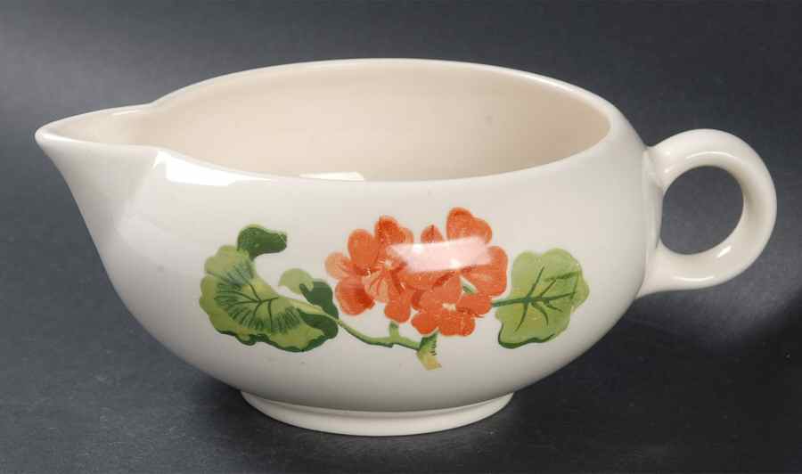 Geranium Gravy Boat by Salem-1