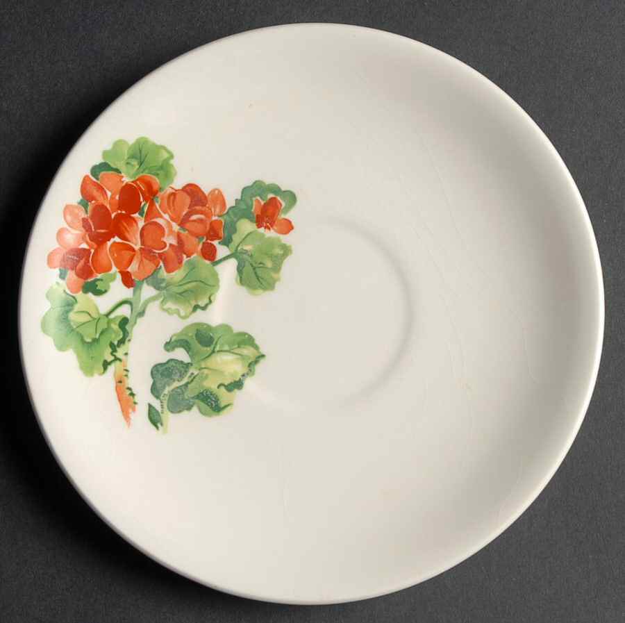 Geranium Saucer by Salem-1