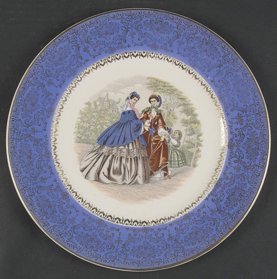 Godey Prints Service Plates Service Plate (Charger) by Salem-1