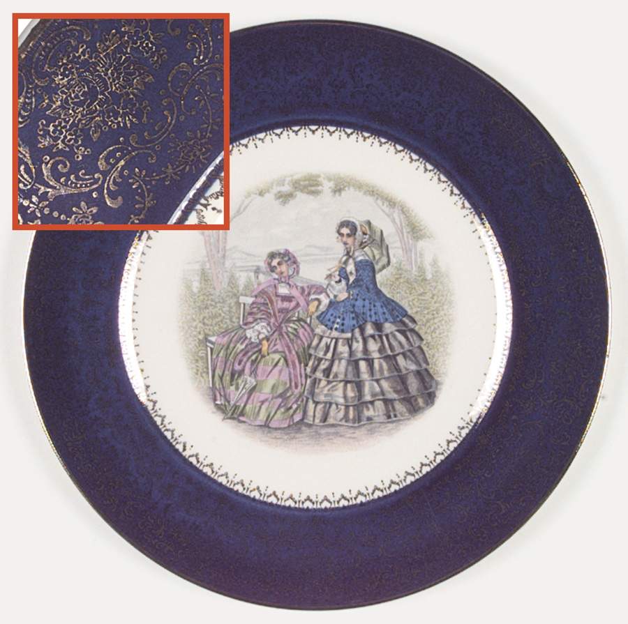 Godey Prints Service Plates Service Plate (Charger) by Salem-1