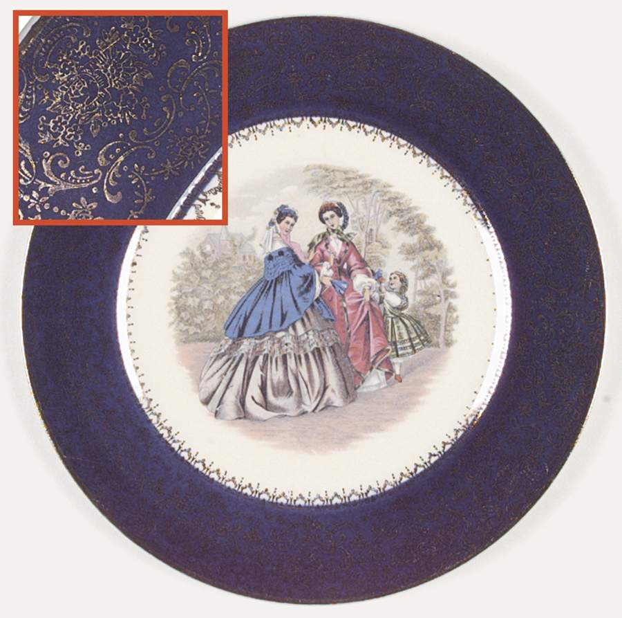 Godey Prints Service Plates Service Plate (Charger) by Salem-1