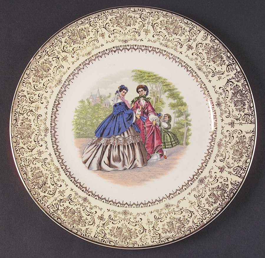 Godey Prints Service Plates Service Plate (Charger) by Salem-1