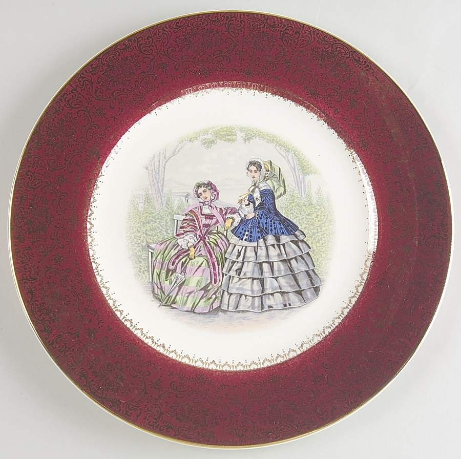 Godey Prints Service Plates Service Plate (Charger) by Salem-1