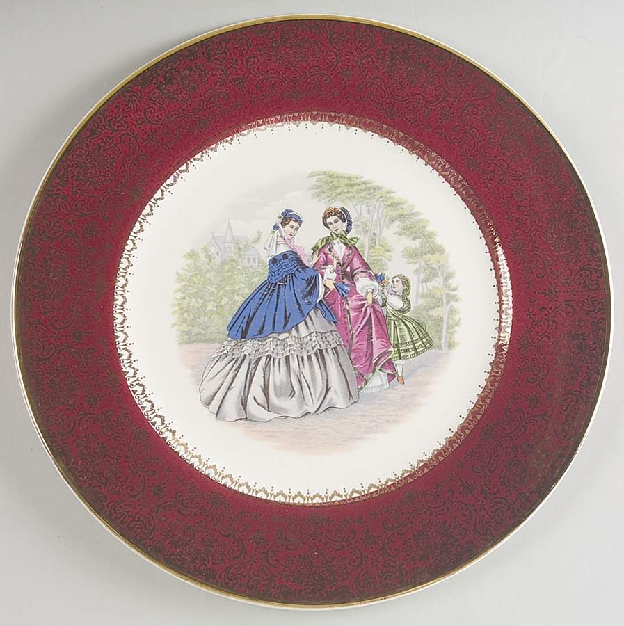 Godey Prints Service Plates Service Plate (Charger) by Salem-1