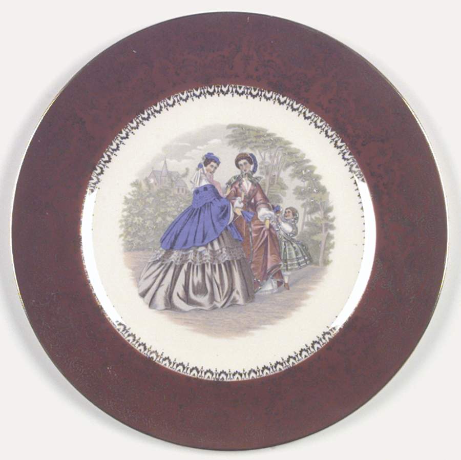 Godey Prints Service Plates Service Plate (Charger) by Salem-1