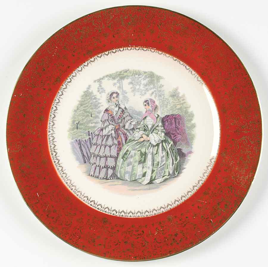 Godey Prints Service Plates Service Plate (Charger) by Salem-1