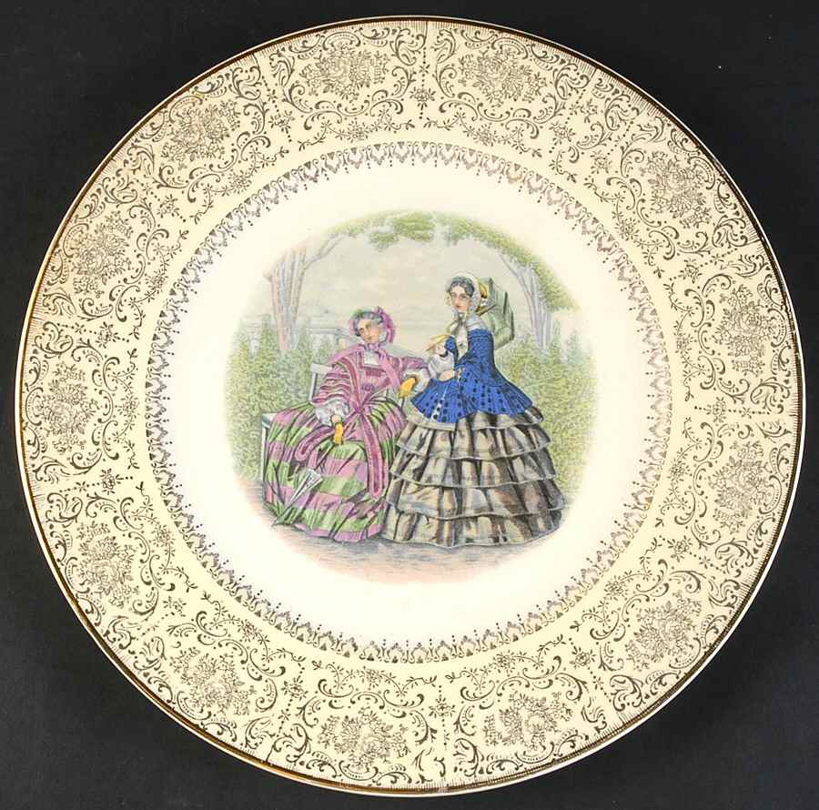 Godey Prints Service Plates Service Plate (Charger) by Salem-1