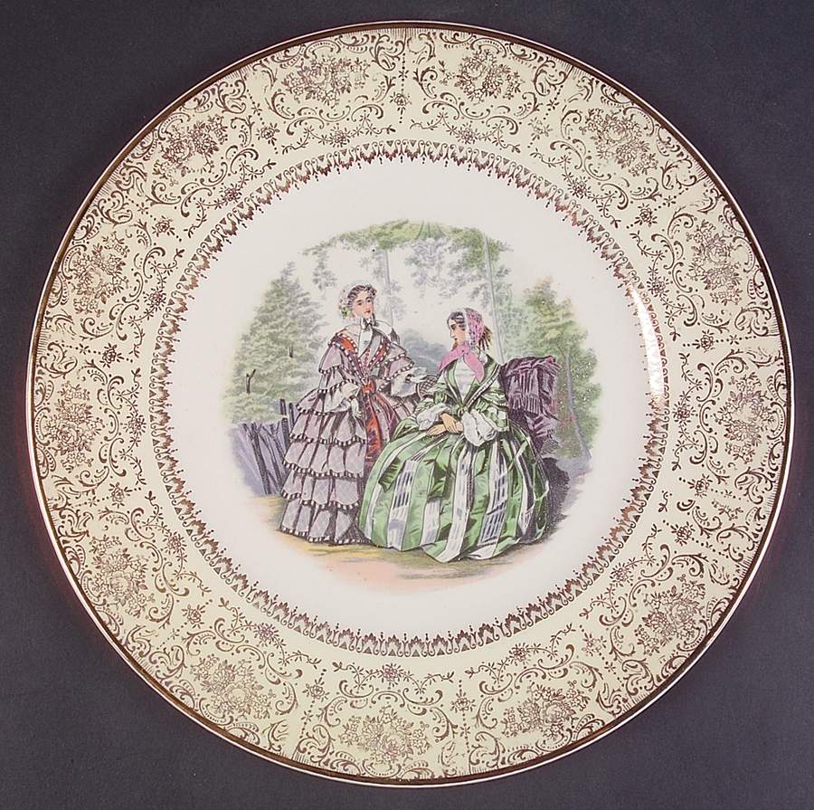Godey Prints Service Plates Service Plate (Charger) by Salem-1