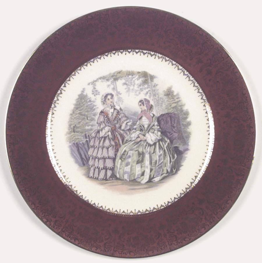 Godey Prints Service Plates Service Plate (Charger) by Salem-1