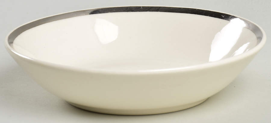 Heirloom Platinum Coupe Cereal Bowl by Salem-1