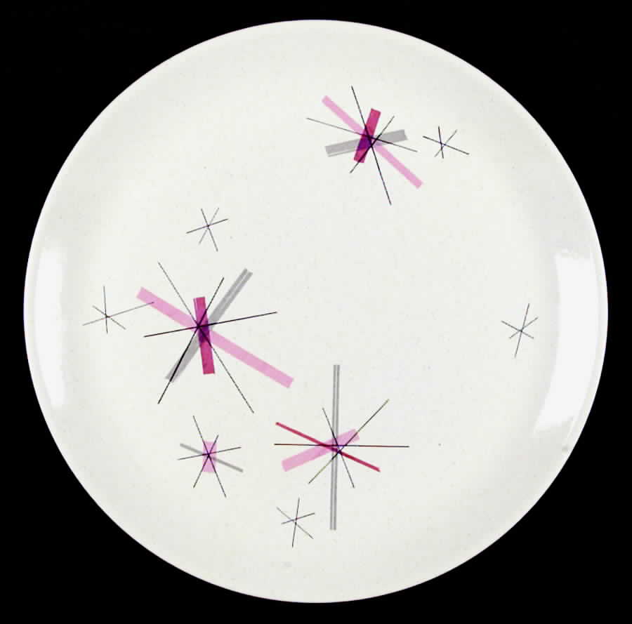 Hop Scotch Pink Dinner Plate by Salem-1