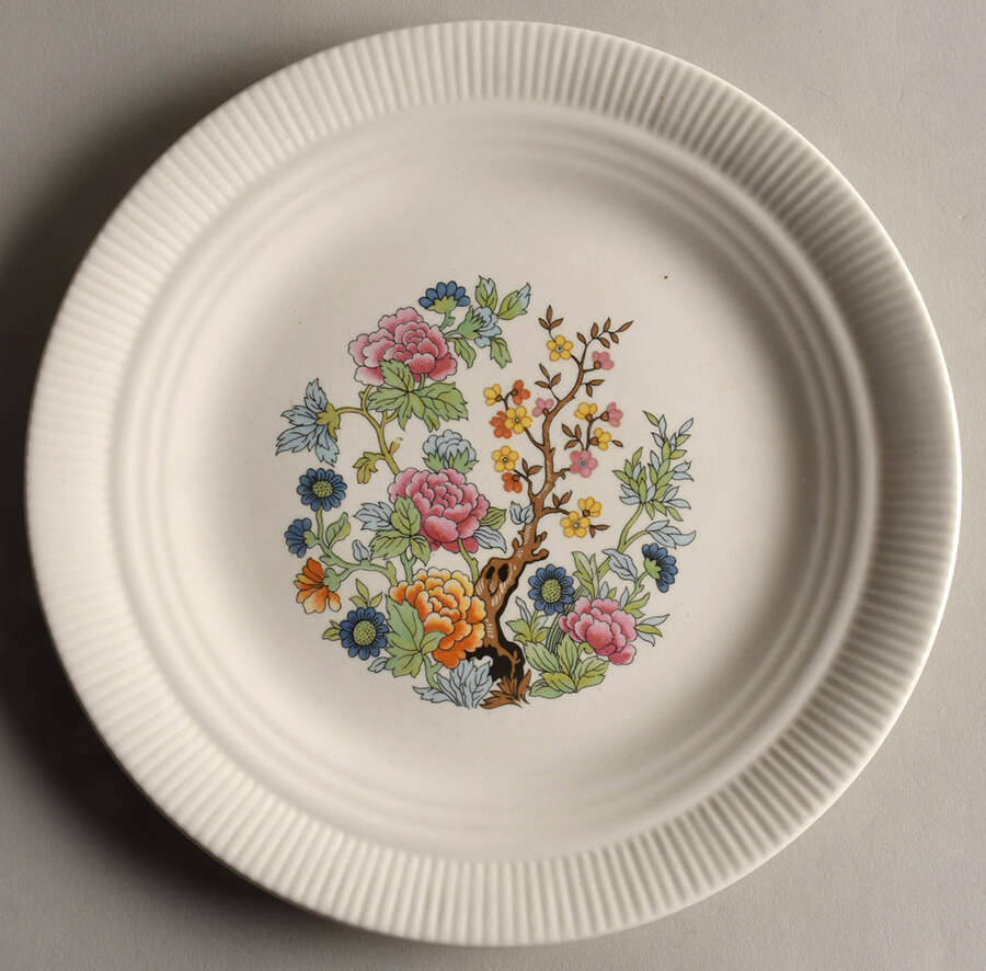 Indian Tree (Victory Shape) Luncheon Plate by Salem-1