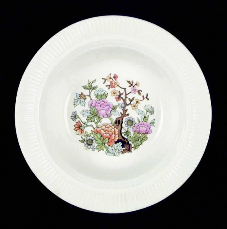 Indian Tree (Victory Shape) Rim Fruit/Dessert (Sauce) Bowl by Salem-1