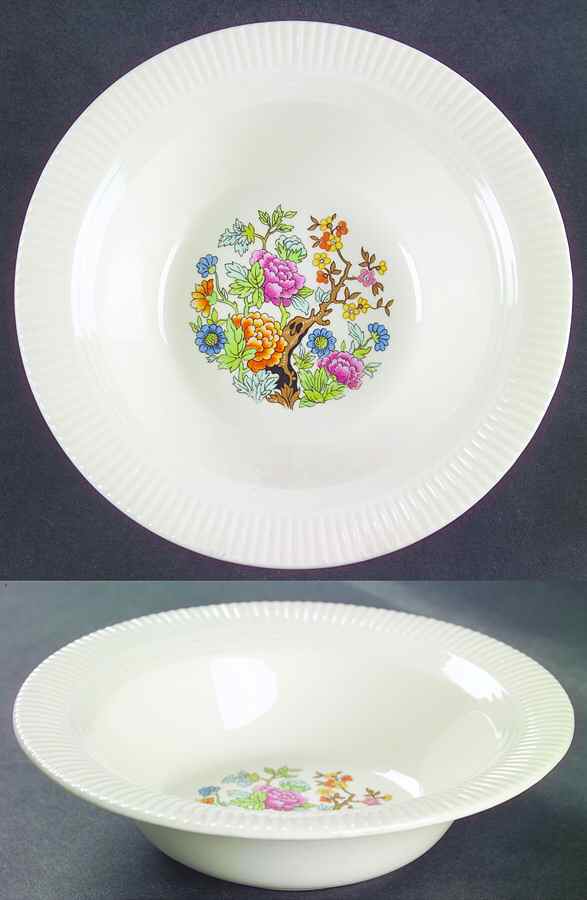 Indian Tree (Victory Shape) Rim Cereal Bowl by Salem-1