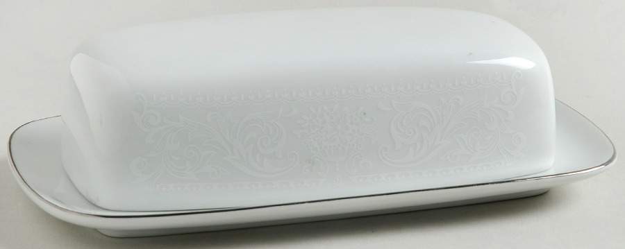 Lace Bouquet (Platinum Trim) 1/4 Lb Covered Butter by Salem-1