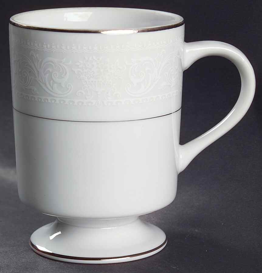 Lace Bouquet (Platinum Trim) Mug by Salem-1