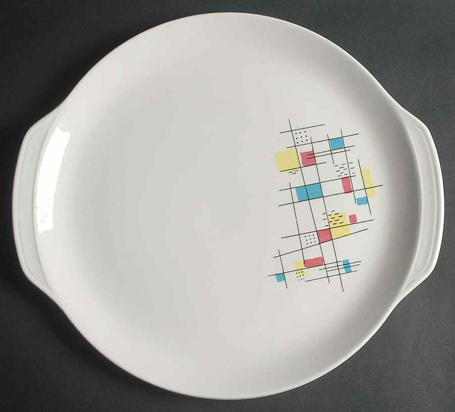 Mardi Gras Handled Chop Plate (Round Platter) by Salem-1